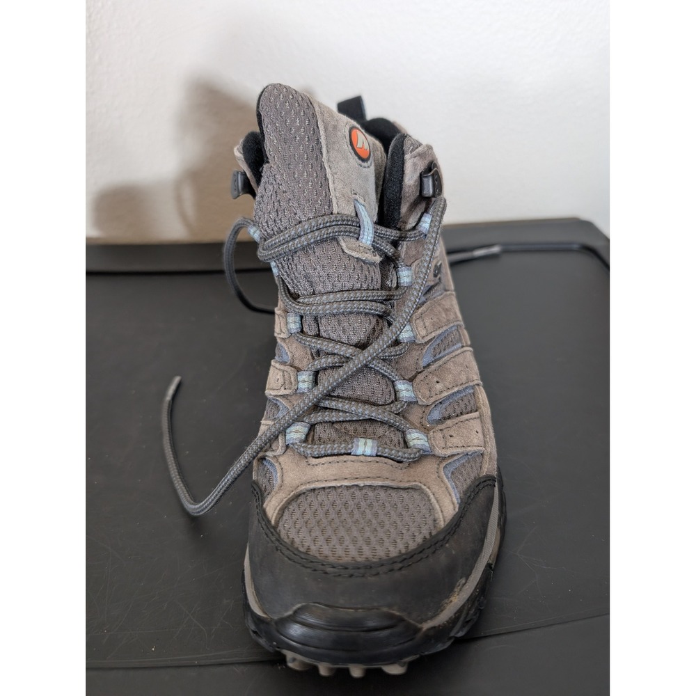 Merrell Moab 2 Women's 7 Mid Waterproof Trail Hiking Boots Granite Grey J06054 - Picture 9 of 12